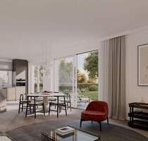 DOMINO Bau: Traumhafte 3-Zimmer-Gartenwohnung (barrierefrei) in Top-Lage nahe Rienziplatz - München Bogenhausen
