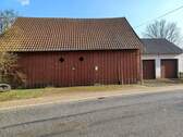Maschinenhalle und Doppelgarage - 