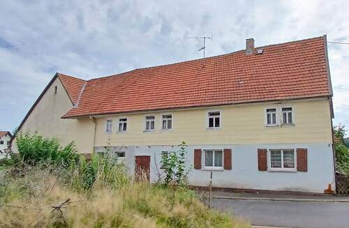 Ansicht C) altes Haus - 