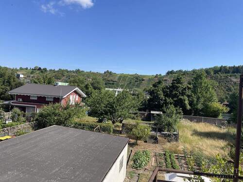 Blick vom Balkon - 2 Zimmer Mehrfamilienhaus, Wohnhaus in Benningen am Neckar