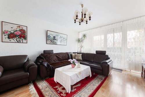 Wohnzimmer - Etagenwohnung mit 105,30 m² in Berlin zum Kaufen