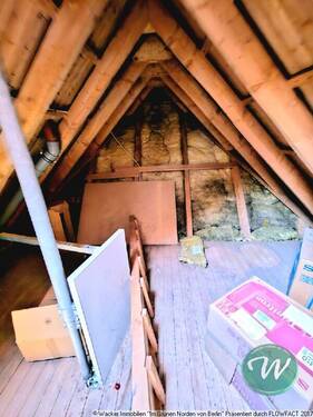 Blick auf den Dachboden - 