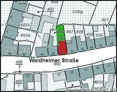 Flurkartenausschnitt Döbeln - 