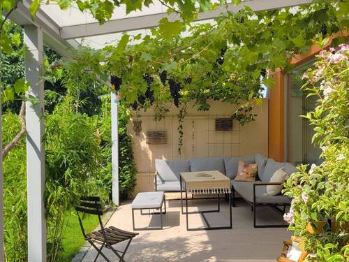 EG Terrasse - IHRE WOHNOASE IM GRÜNEN SÜDEN BERLINS + 4 ZIMMER + 2 BÄDER + DACHTERRASSE + SCHÖNER GARTEN + PARADU