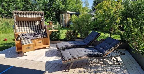 Terrasse, frei, Einfassung - 