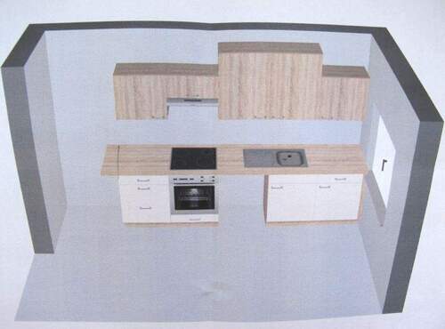 neue Einbauküche - 2 Zimmer Etagenwohnung in Dresden