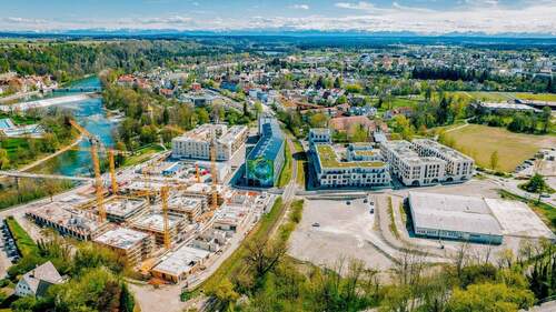 Urbanes Leben mit Alpenblick - 