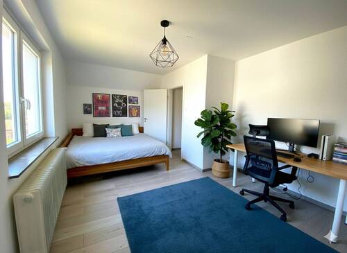 Jugendzimmer möbliert_KI - 