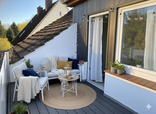 Balkon möbliert_KI - 