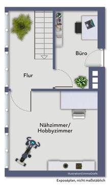 Dachgeschoss Wohnfläche - 