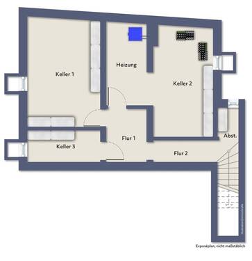 Keller unter Wohnfläche - 