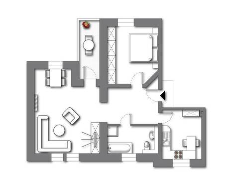 2-Zimmer WE - 