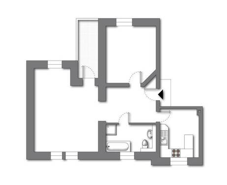 2 Zimmer WE leer - 