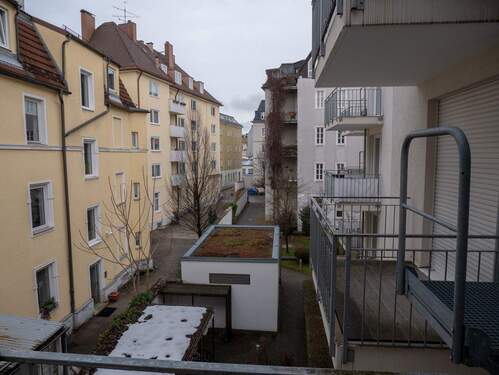Blick vom Balkon - 