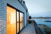 Aussicht Terrasse - Exklusive Etagenwohnung mit Rheinblick