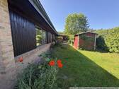 Blick zur Westterrasse - 4 Zimmer Einfamilienhaus zum Kaufen in Garstedt