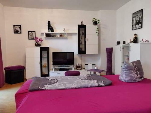 Wohnzimmer - 1 Zimmer Etagenwohnung in Dresden