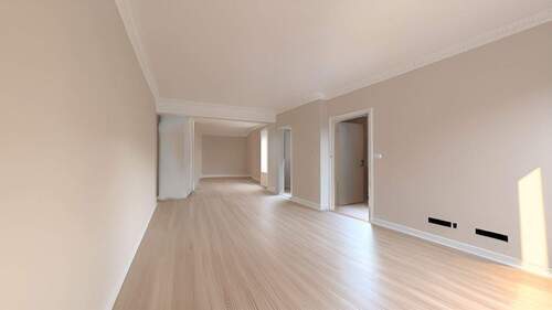 Wohnzimmer (Vorschlag Innenausbau) - Erstbezug in Monheim Baumberg - Exklusives wohnen in Rheinnähe