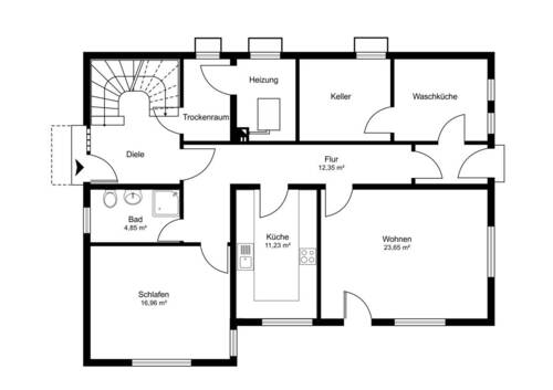 Erdgeschoss (EG) - Einliegerwohnung - 