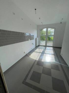 Küche im OG mit Balkon - 
