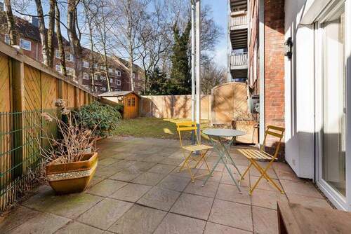 Terrasse & eigener Garten - 3 Zimmer Terrassenwohnung zum Kaufen in Hamburg