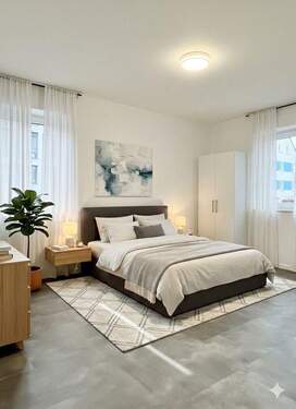 Schlafzimmer - Etagenwohnung mit 79,00 m&sup2; in Bielefeld zur Miete