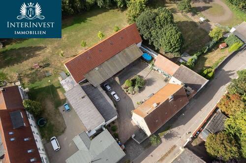 Gebäudeansicht von oben - 5 Zimmer Bauernhaus, Landhaus in Bördeland