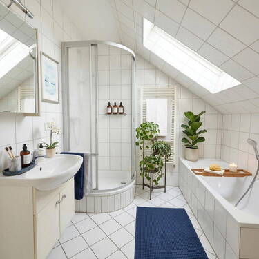 Badezimmer-Wohnbeispiel - 2 Zimmer Etagenwohnung in Dortmund