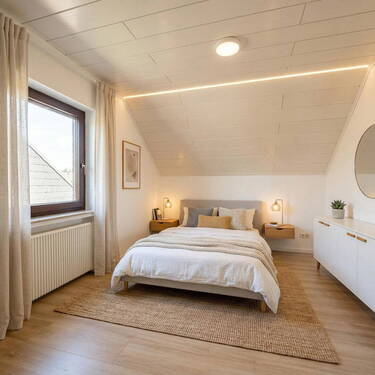 Schlafzimmer-Wohnbeispiel - 