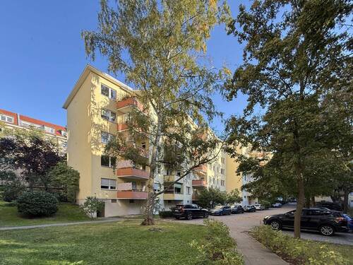 Hausrückansicht - 3,5 Zi. Wohnung am Preußenpark im wohnbegehrten Berlin - Wilmersdorf