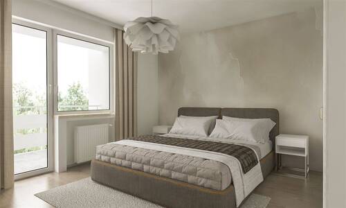 Schlafzimmer - Stilvoll saniert: 3-Zimmer-Wohnung mit gehobener Ausstattung in Golzheim