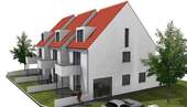 Bild 1 - Grundstück mit Baugenehmigung für 3 Stadthäuser mit Gartenanteilen und 6 Stellplätzen