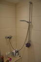 Dusche mit Sitzgelegenheit - 