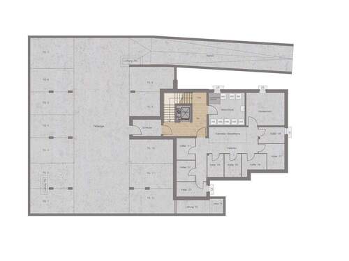 Tiefgaragenplan mit Kellern - Etagenwohnung mit 105,10 m&sup2; in Roth zum Kaufen