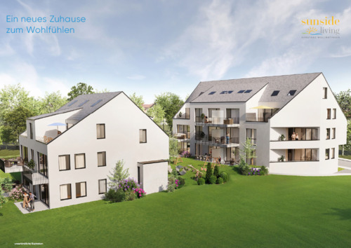 Ansicht Garten.png - 3 Zimmer Terrassenwohnung zum Kaufen in Konstanz