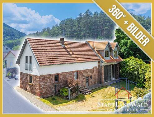 Titelbild - Exposé - Pfälzer Schmuckstück! Charmantes Sandsteinhaus mit Garten in Schönau-Gebüg