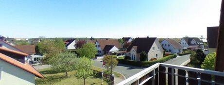 Ausblick vom Balkon-1.jpg - Zwei-Zimmer-Dachgeschoß-Wohnung mit Balkon in Petersaurach