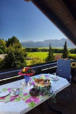 Ein Blick, den es nur einmal gibt - 2 Zimmer Etagenwohnung in Füssen - Hopfen am See