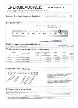 Energieausweis - 
