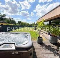 Exklusives Architekten-Haus im Bungalowstil mit Whirlpool, Doppelgarage und Smart Home - Taucha