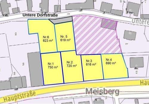 957_Übersicht Baugrundstücke - Grundstück zum Kaufen in Hettstedt / Meisberg