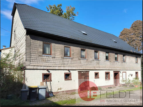 Hausansicht - 8 Zimmer Mehrfamilienhaus, Wohnhaus zum Kaufen in Jahnsdorf