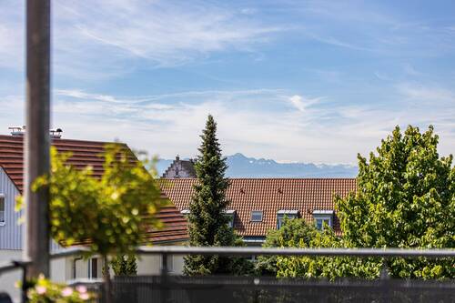 Das Schloss und den 2500 m hohen Säntis im Blick - 
