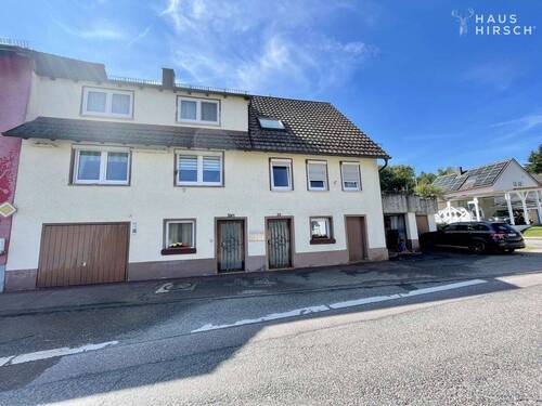 Ansicht Straße - LINKE Hälfte - 5 Zimmer Doppelhaushälfte zum Kaufen in Zaberfeld