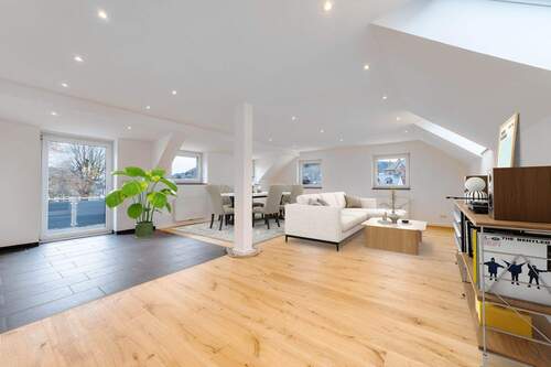 Wohn- und Essbereich - 3 Zimmer Etagenwohnung in Trier