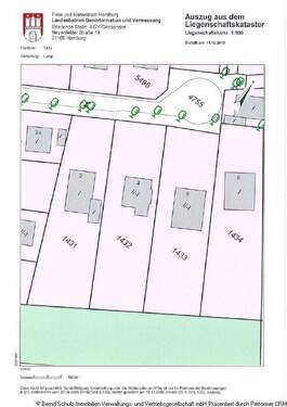 Flurkarte - Grundstück in Hamburg