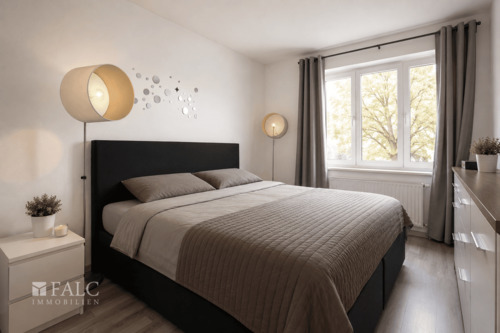 Schlafzimmer - Etagenwohnung mit 63,00 m&sup2; in Celle zum Kaufen
