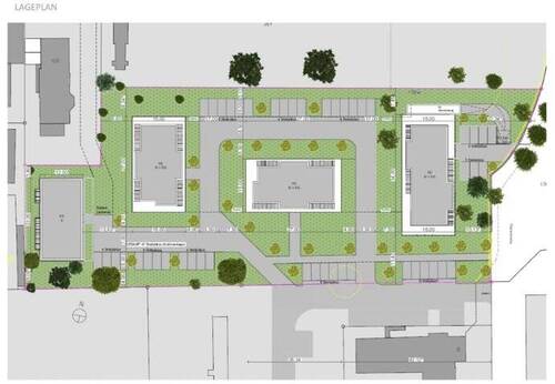Freiflächen- und Lageplan - Grundstück in Chemnitz