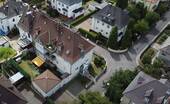Hinteransicht mit Garten - 2 Zimmer Etagenwohnung zum Kaufen in Halle (Saale)