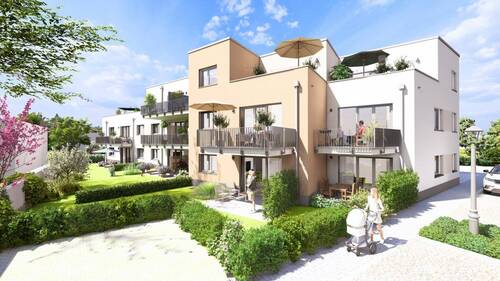 Straßenansicht - 3 Zimmer Etagenwohnung in Eggenstein-Leopoldshafen